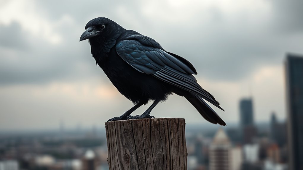 crows symbolize spiritual guidance