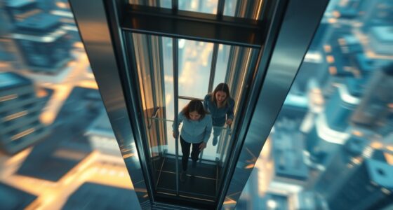 elevator fall signifies anxiety