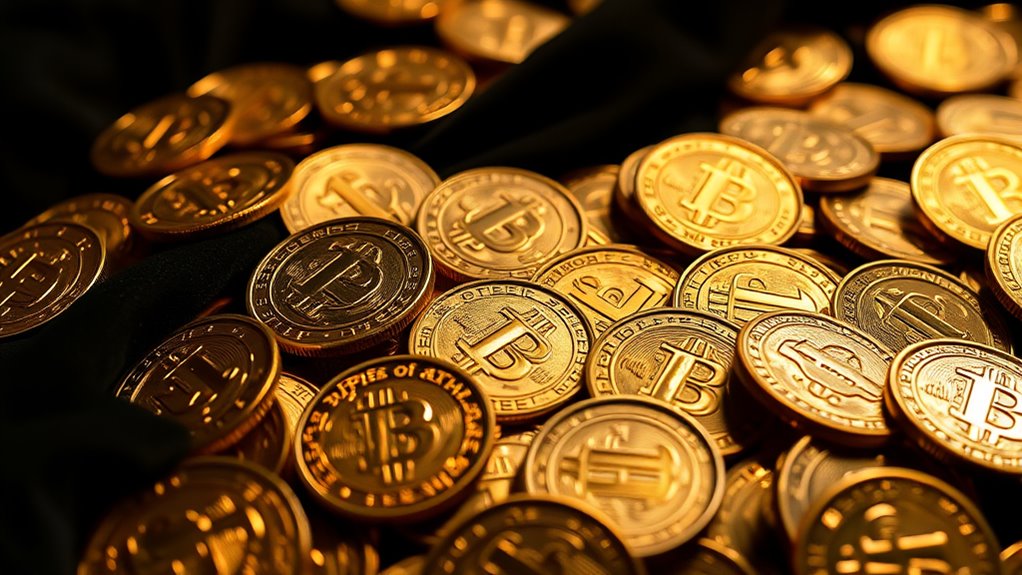 gold coins symbolize spiritual wealth