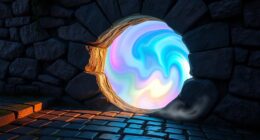 imagining colorful portal journeys