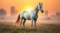 white horse symbolism in business