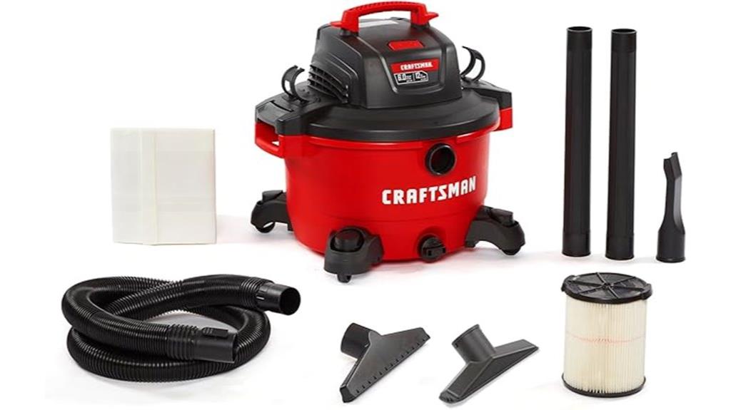 12 gallon wet dry vacuum
