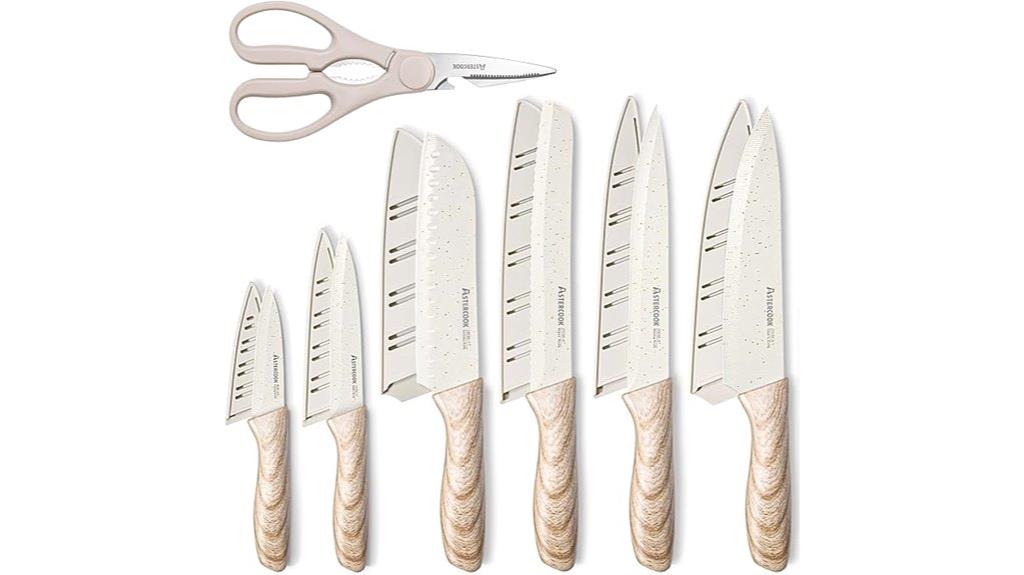 13 piece ceramic knife set