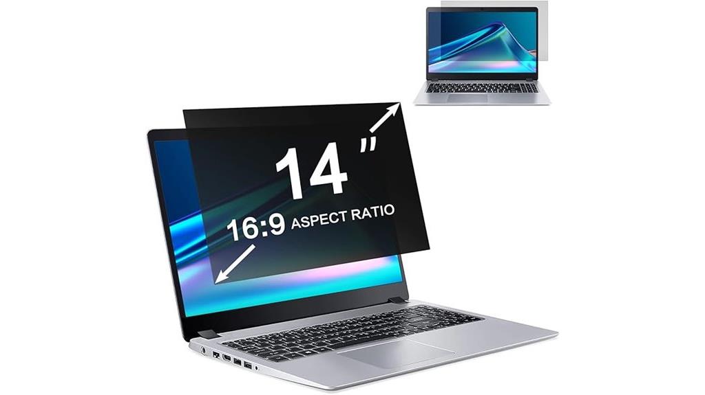 14 inch privacy screen