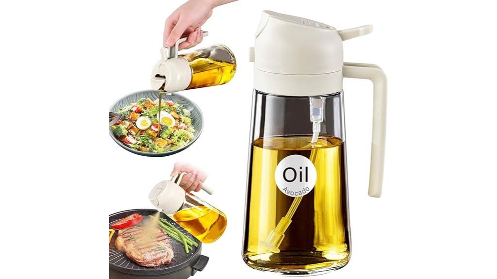 16oz glass olive oil sprayer