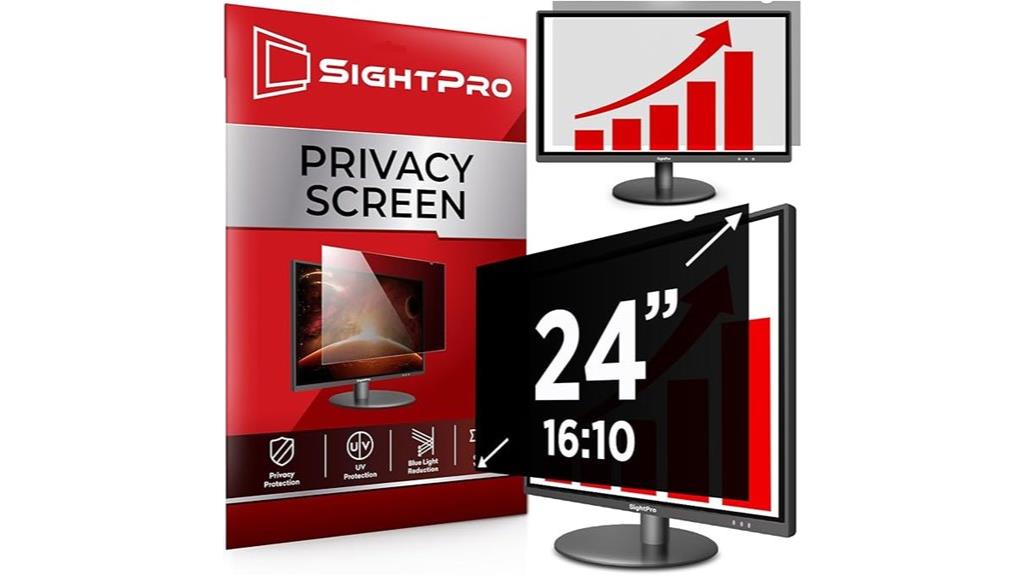 24 privacy monitor filter