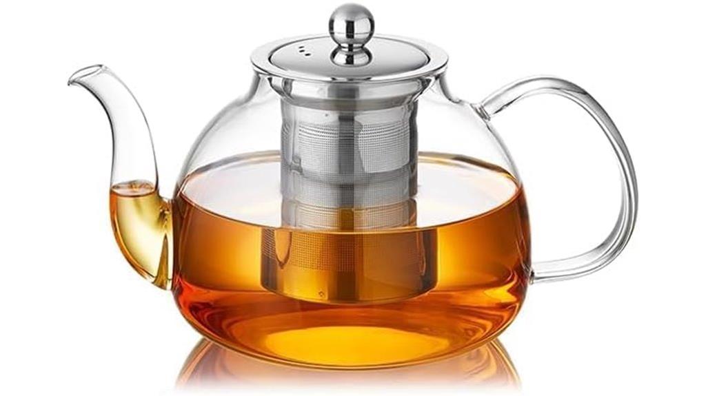 40 ounce glass teapot