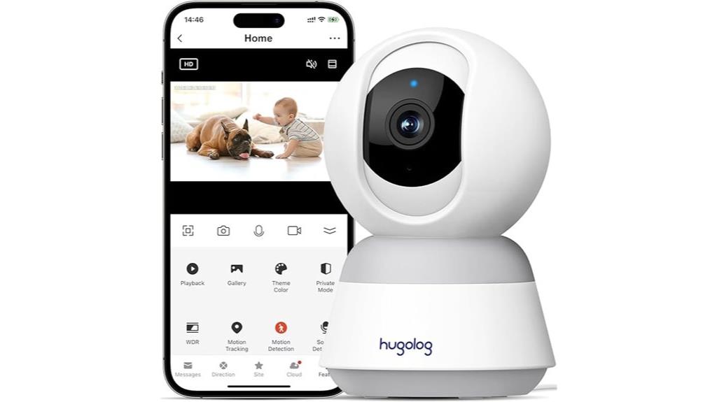 4k indoor pan tilt camera