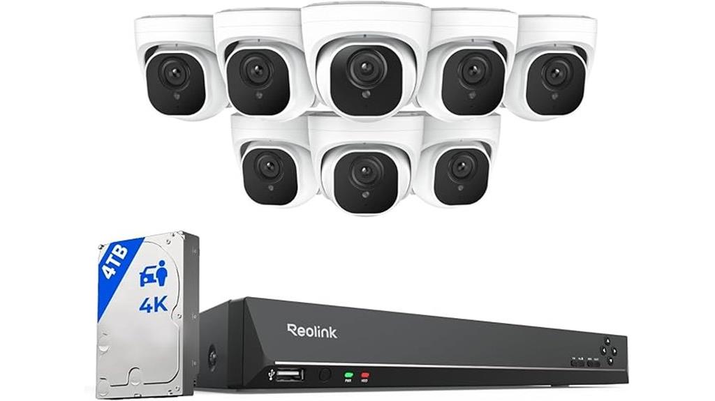 4k poe camera system