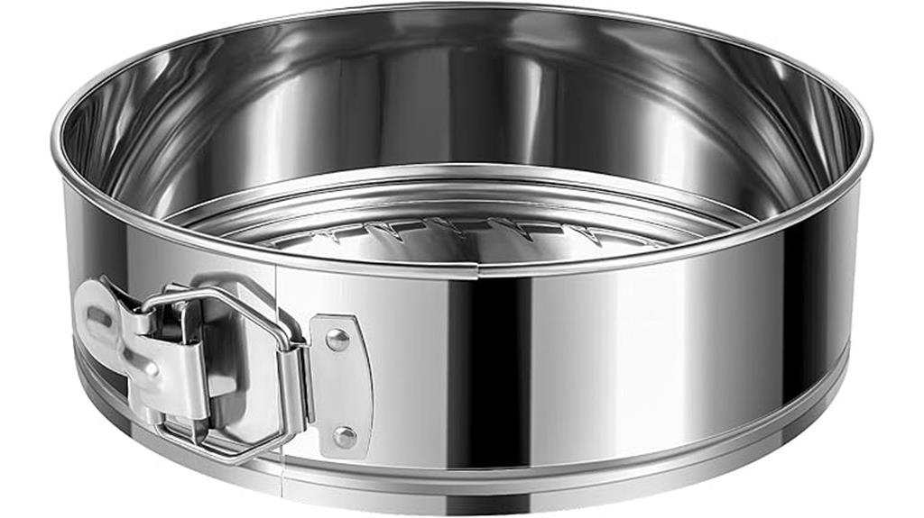 9 inch stainless steel springform