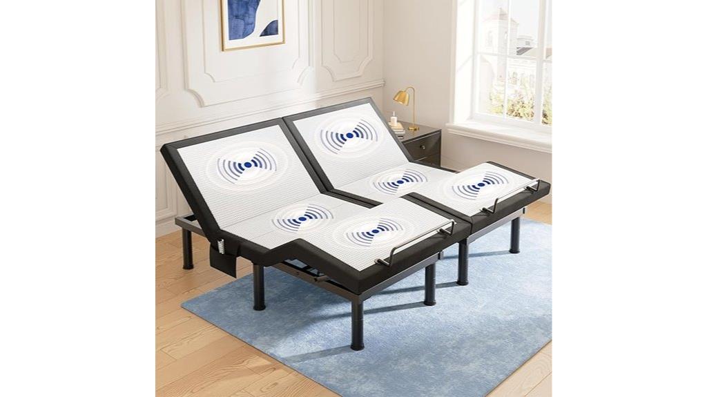 adjustable bed with remote