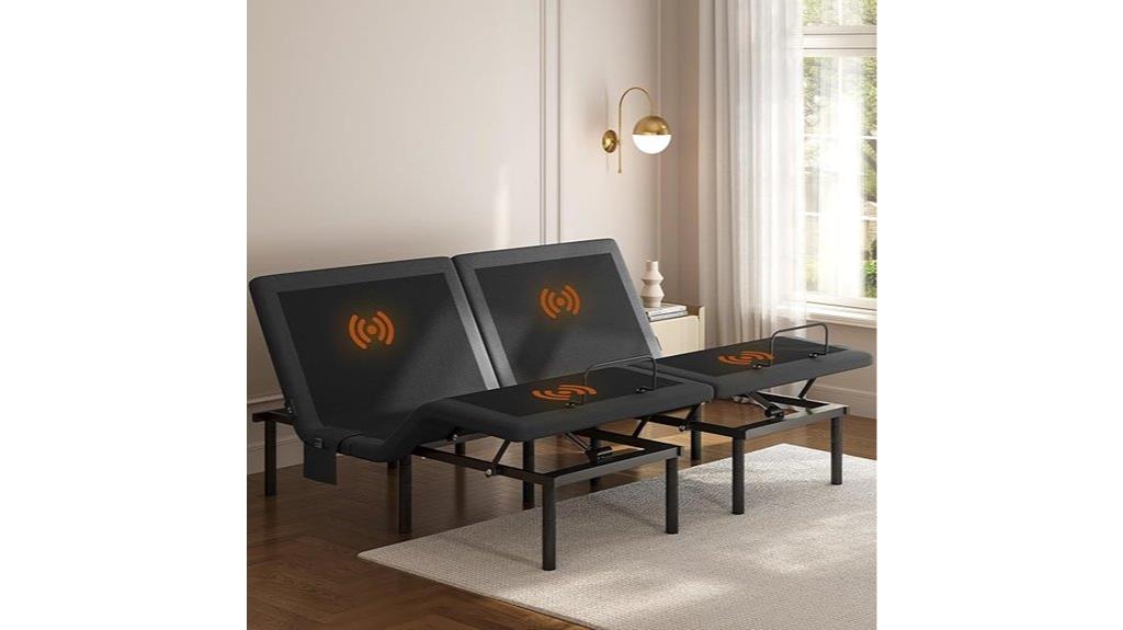 adjustable bed with remote