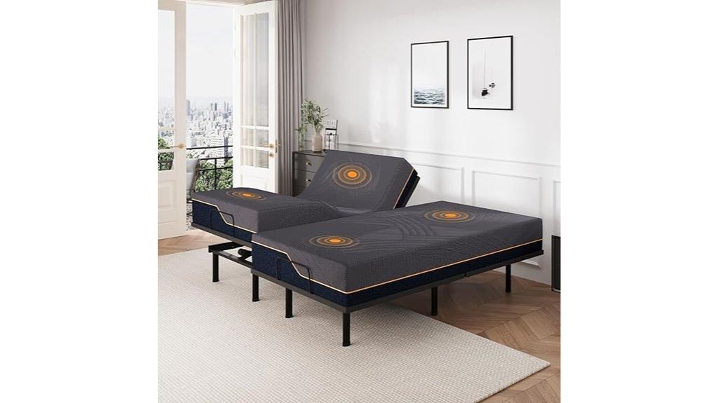 adjustable bed with remote