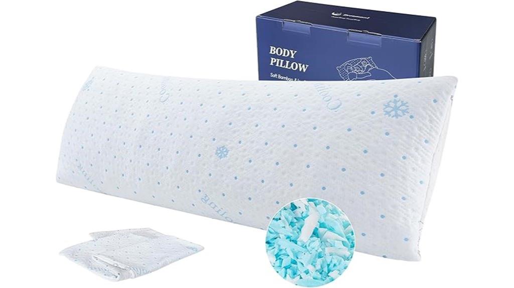 adjustable cooling body pillow