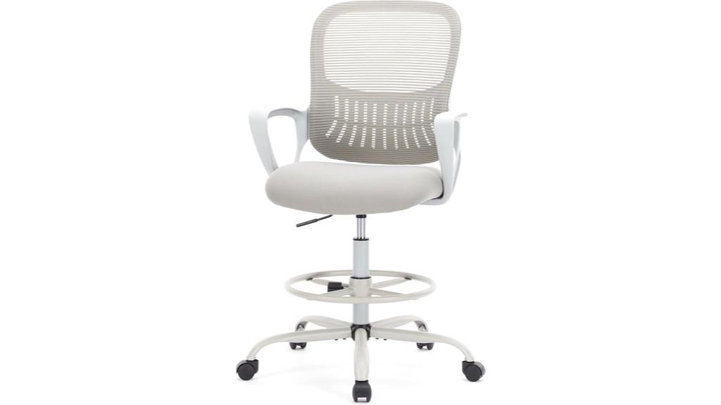 adjustable lumbar drafting chair