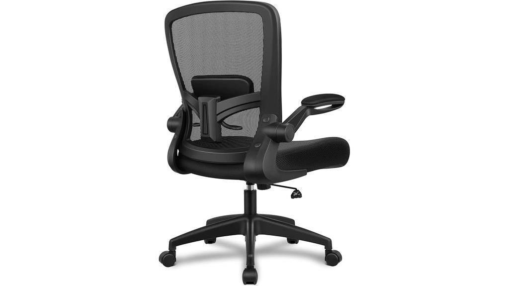 adjustable lumbar office chair