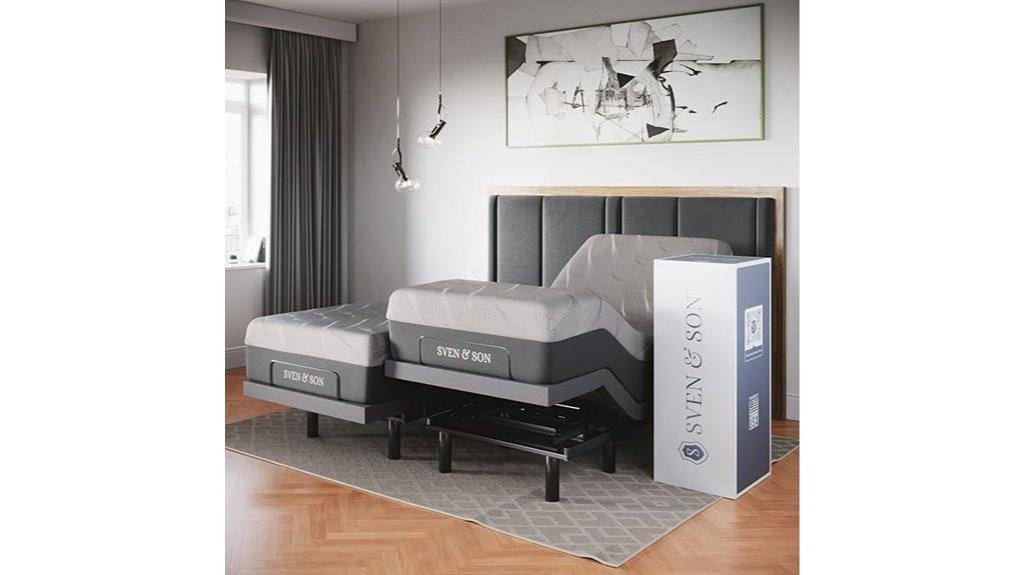 adjustable massage smart bed