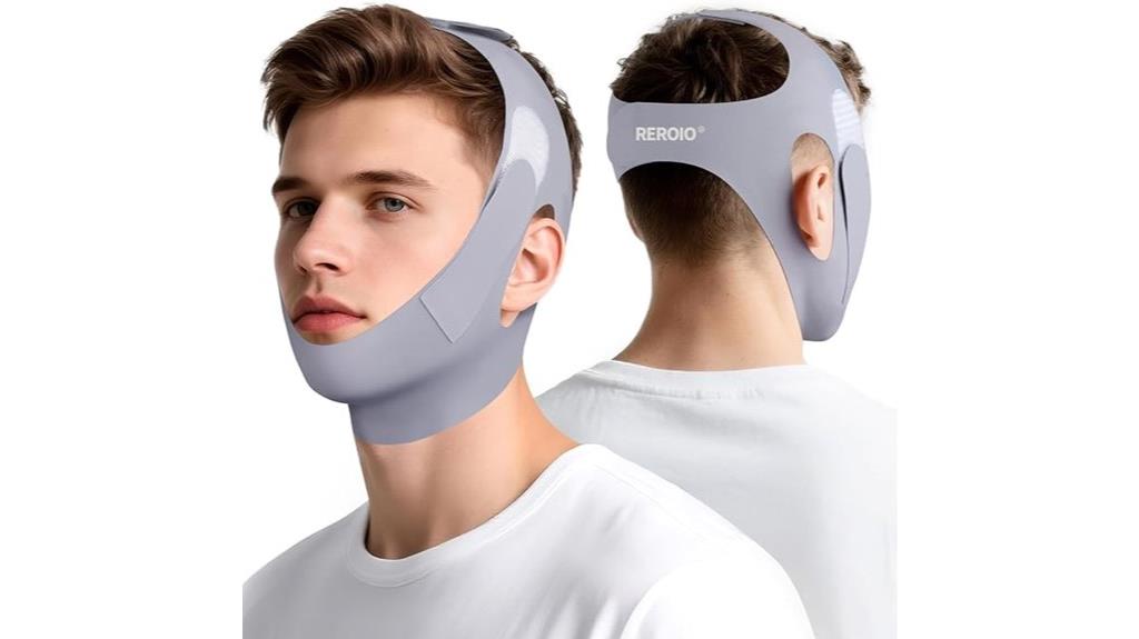 adjustable sleeping chin strap