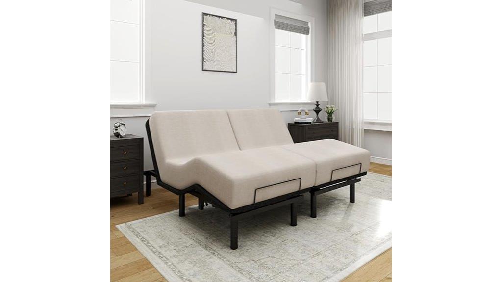 adjustable split king bed