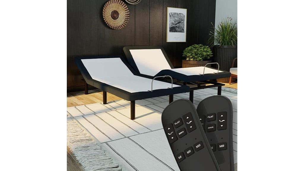 adjustable split king frame