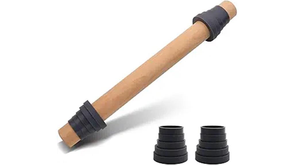 adjustable wooden rolling pin