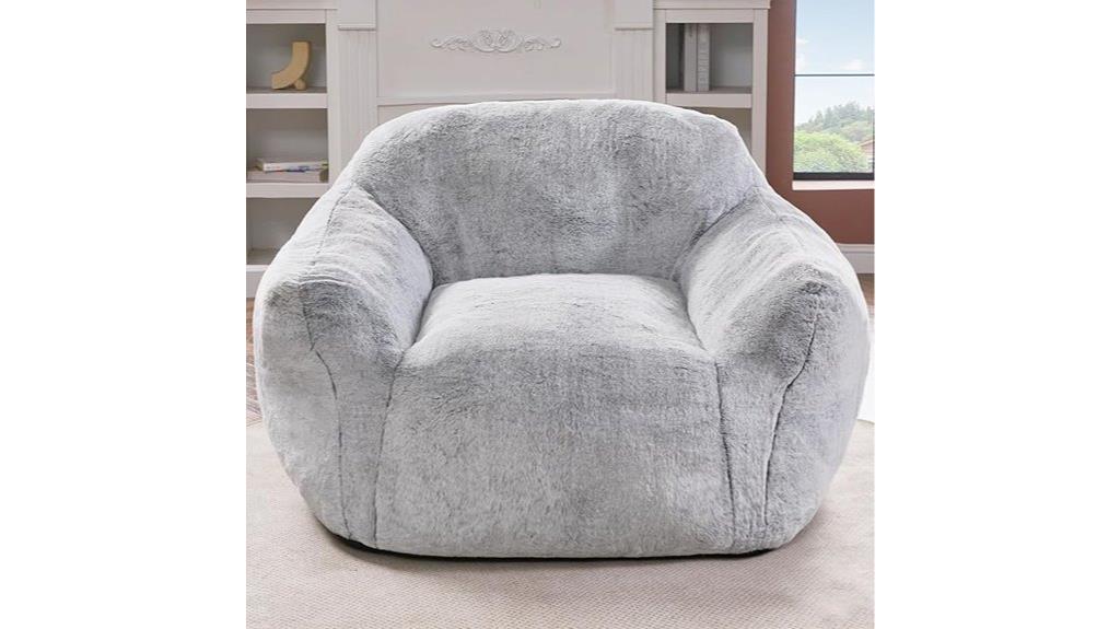 adult beanbag chair with filler