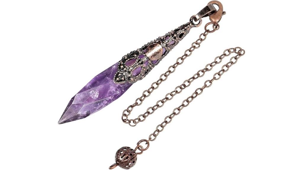 amethyst pendulum for meditation