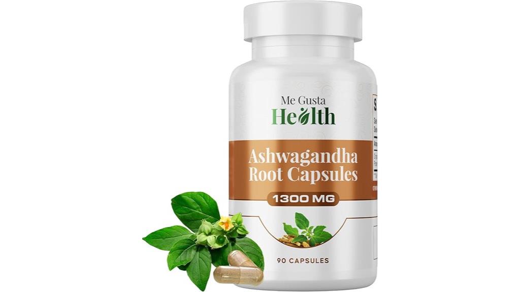 ashwagandha root capsules pack