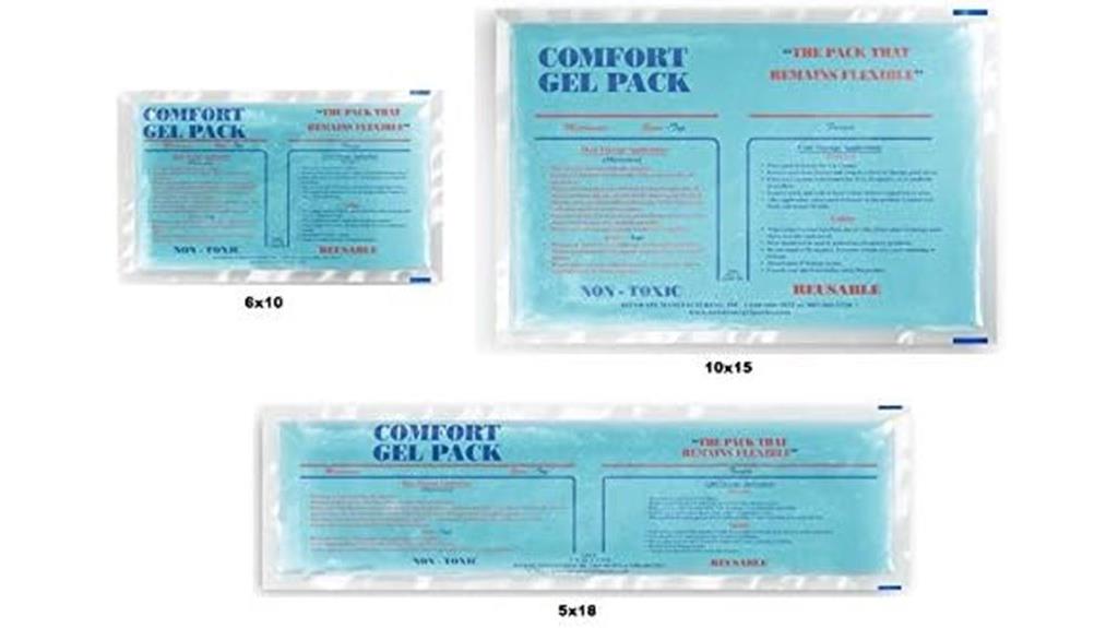 assorted ice pack set