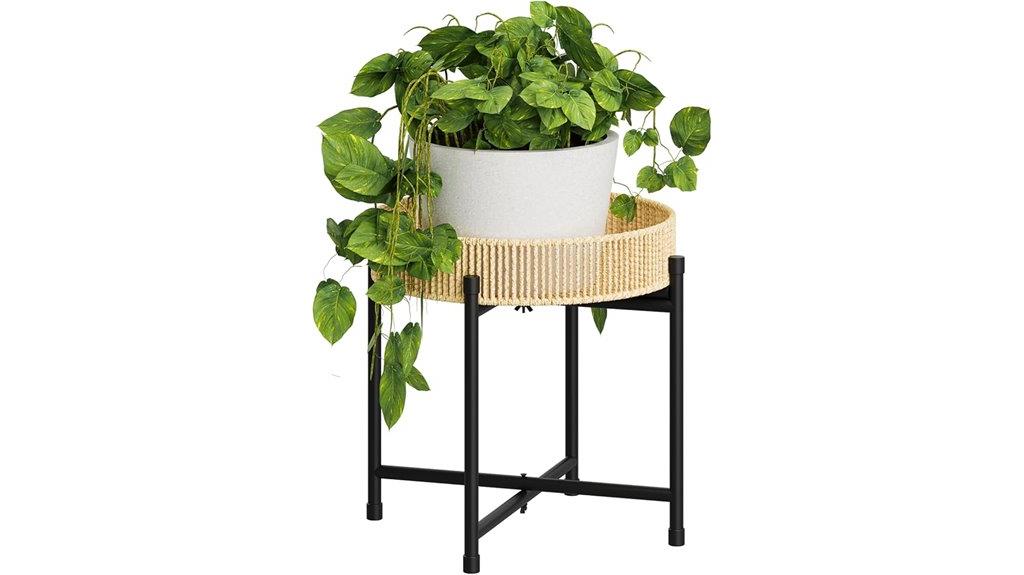 bamworld rattan plant stand