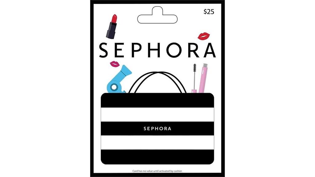 beauty retailer gift card