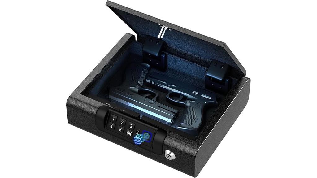 biometric pistol safe