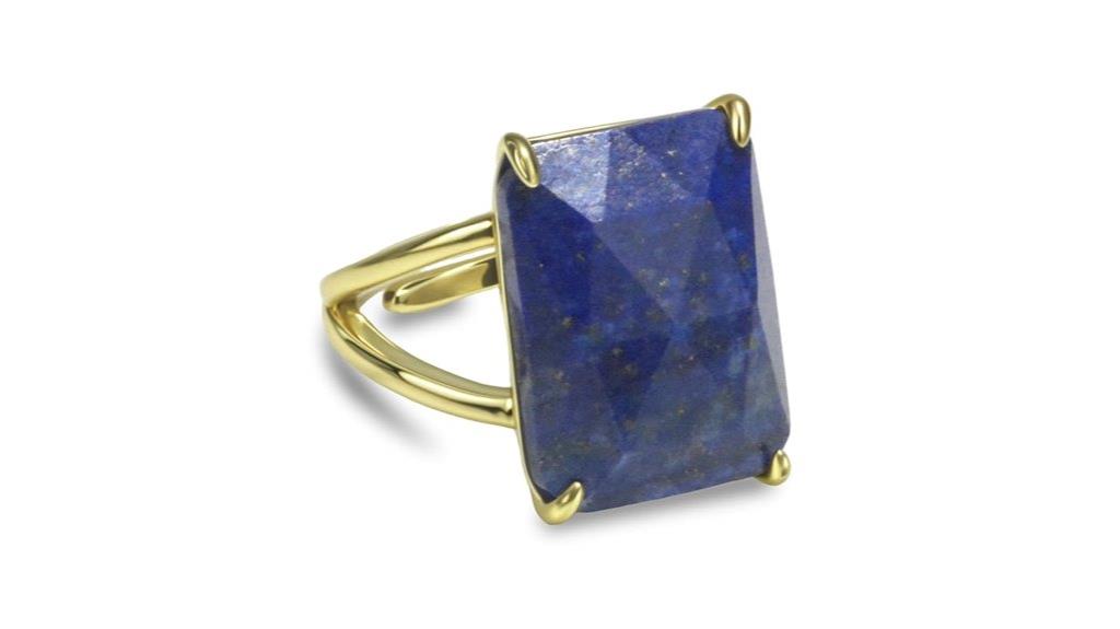 blue lapis lazuli ring