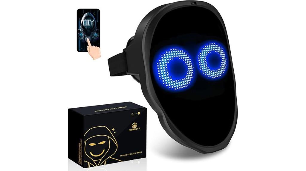 bluetooth led mask