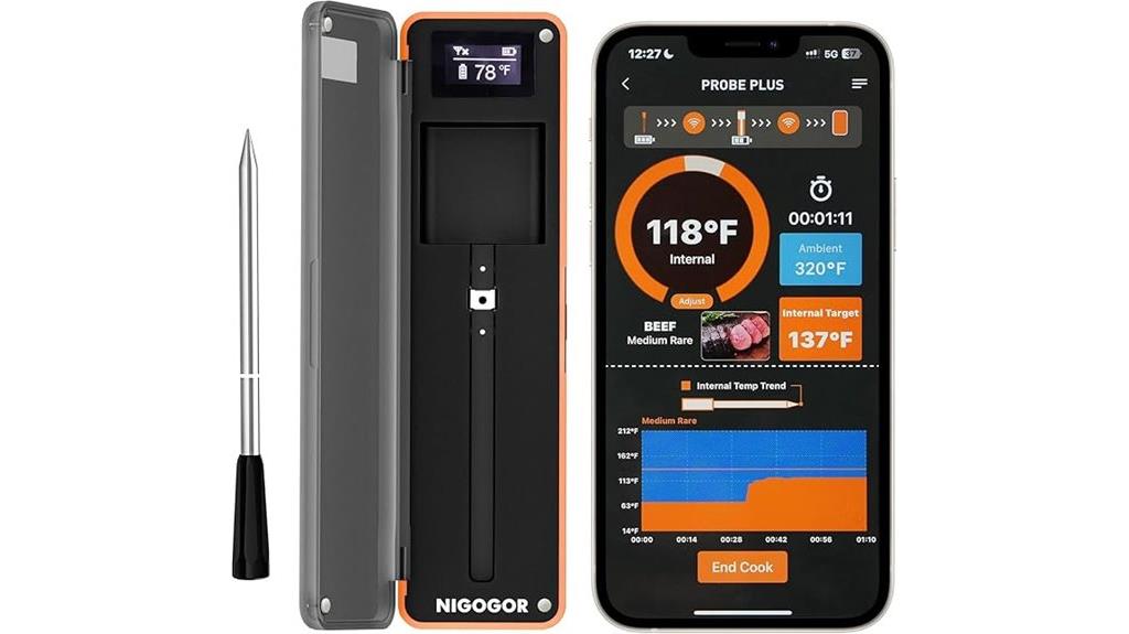 bluetooth meat thermometer