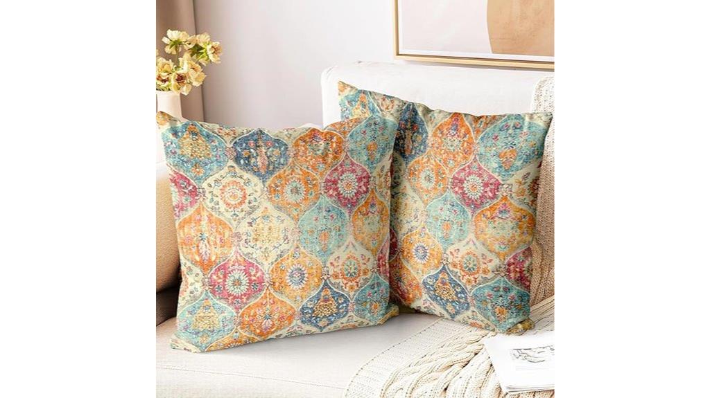 boho 18x18 pillow covers