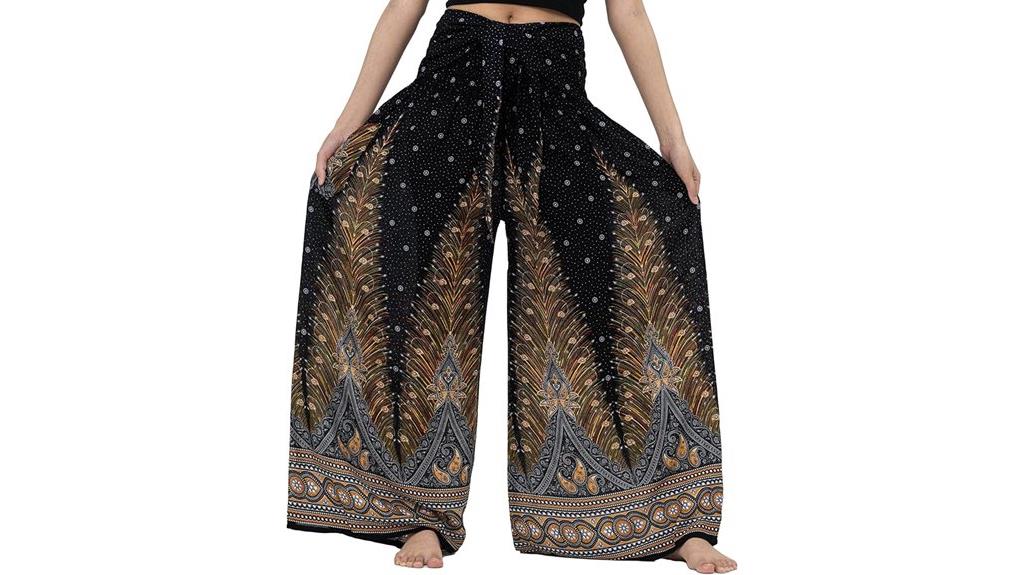 boho wide leg pants