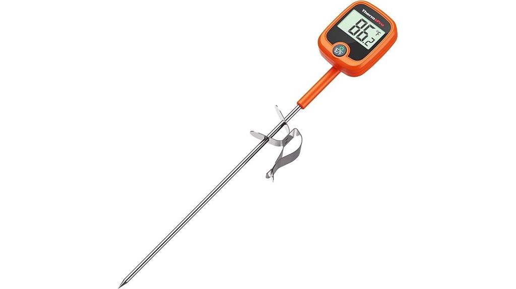 candy thermometer with clip