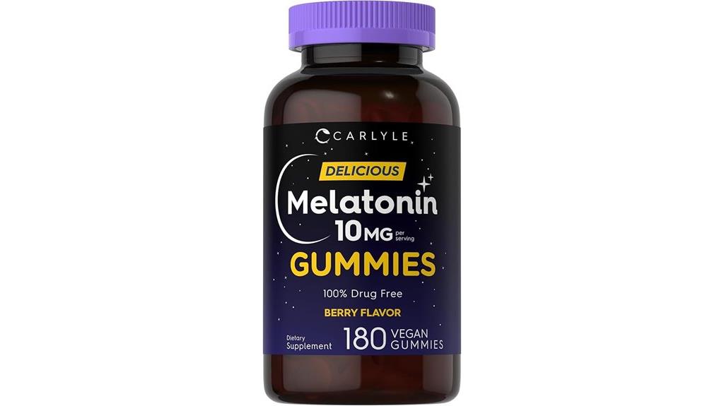 carlyle melatonin gummies 10mg