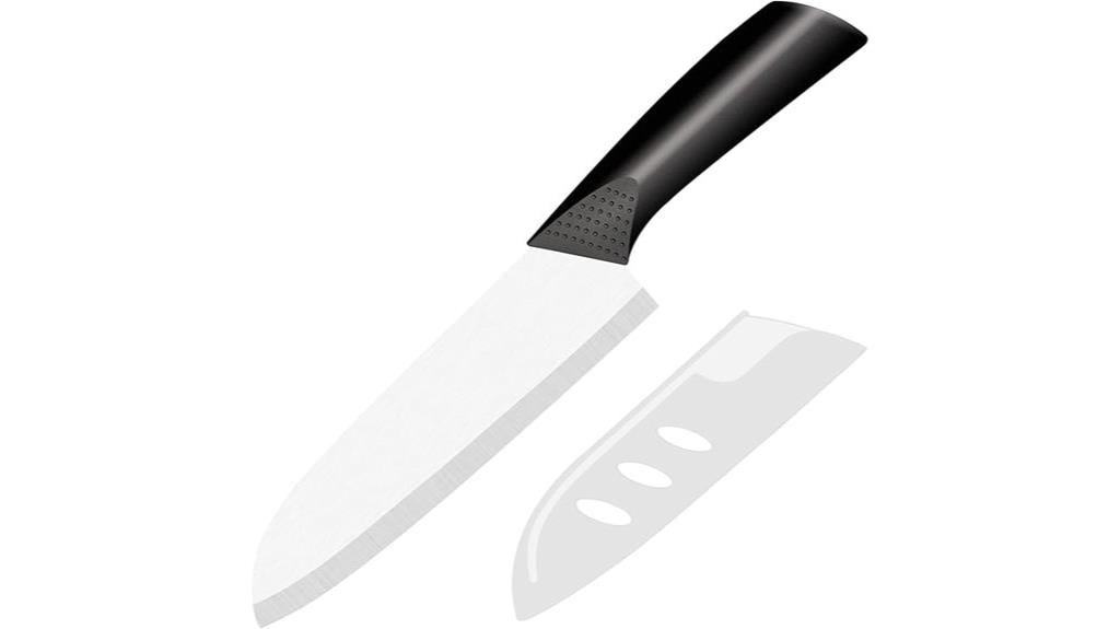 ceramic 7 inch santoku knife