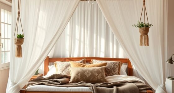 chic boho bed canopies