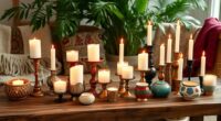 chic boho candle holders