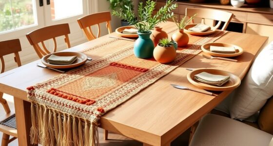 chic boho table runners