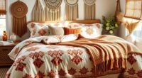 chic cozy boho bedding