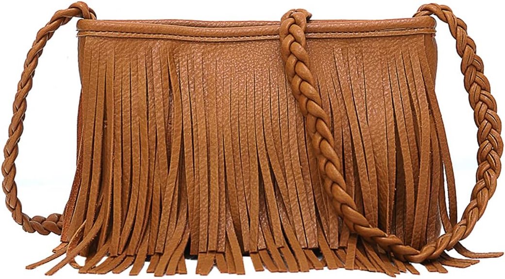 chic tassel fringe bag