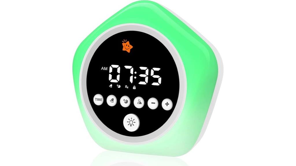 children s wake up light clock