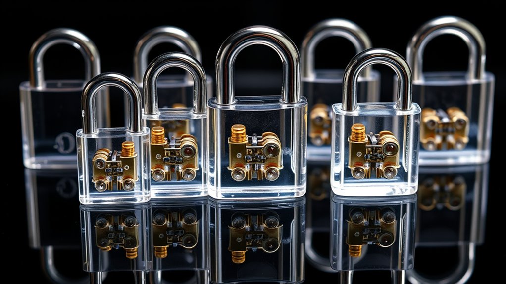 choose durable transparent padlocks