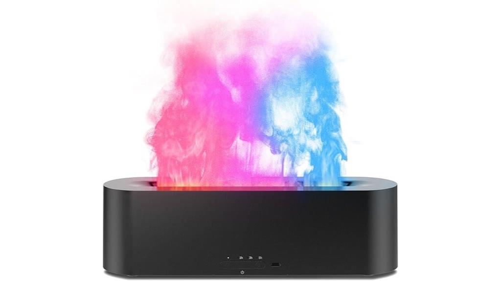 colorful flame air diffuser
