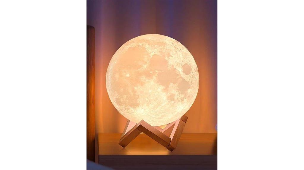 colorful moon lamp gift