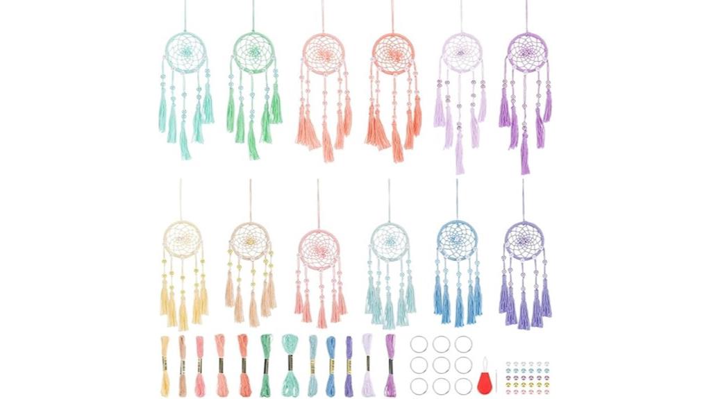 colorful small dream catcher kit